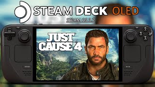 Just Cause 4 Steam Deck OLED Performance  Steam OS 37 Just Cause 4 Reloaded Gameplay Settings [upl. by Bolling938]