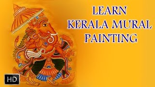 Learn Kerala Mural Painting  How to Draw Mural Paintings [upl. by Behl]