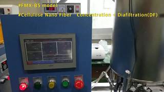 CNFCellulose Nano Fiber Concentration amp Diafiltration [upl. by Oiraved]