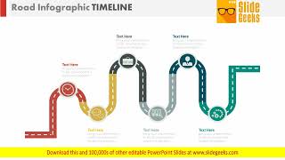 Zigzag Business Roadmap Infographics Powerpoint Slides [upl. by Gomar810]