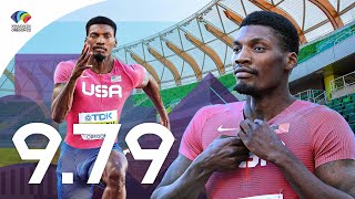 Kerley destroys field in 100m heats  World Athletics Championships Oregon 2022 [upl. by Kella]