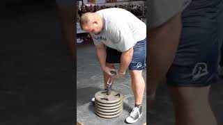 Brian Shaw Attempts to Break the World Record  Rolling Thunder  Strongman Shorts [upl. by Ailongam]