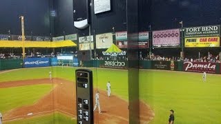 ABSOLUTELY AWESOME Schindler 330A Hydraulic Elevator at Skeeters Stadium in Sugar Land TX [upl. by Yrrehs]