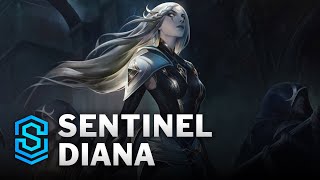 Sentinel Diana Skin Spotlight  League of Legends [upl. by Enida]