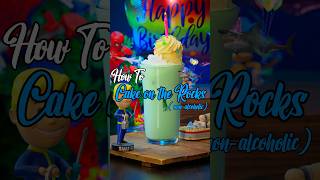 How To Make Cake on the Rocks  NonAlcoholic Birthday Drink  birthday sincitybartender [upl. by Atekal]