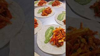 Paneer kathi roll favorite 😍😱🔥 how to make viralshort streetfood food cooking paneerpasanda [upl. by Terchie]