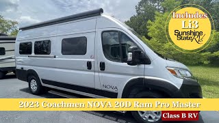 2024 Coachmen Nova 20D Li3 Lithium System Class B Camper Van For Van Life OFFICIAL WALKTHROUGH [upl. by Nonek963]