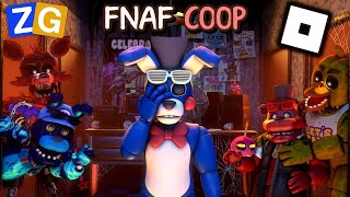 FNAF COOP IN ROBLOX IS CHAOTIC  Roblox FNAF 1 Coop Nights 15 [upl. by Theron]