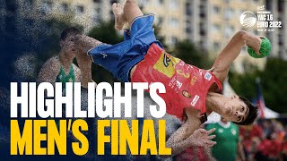 Mens Final  Hungary vs Spain  Highlights  YAC 16 EHF Beach Handball EURO 2022 [upl. by Anar]