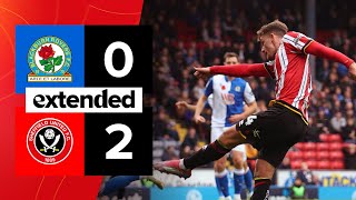 Blackburn Rovers 02 Sheffield United  Extended EFL Championship highlights [upl. by Yattirb757]