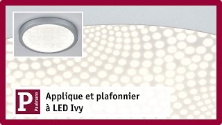 Éclairage au plafond LED avec motif ornemental [upl. by Ettigdirb]