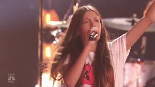 Courtney Hadwin and The Struts  Piece of My Heart  Americas Got Talent  September 19 2018 [upl. by Ahseikan]