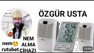 EVİNDE NEM VE KARARMA SORUNU OLANLAR İZLEYİN  NEM ALMA CİHAZI [upl. by Evetta663]