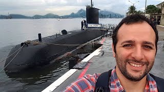 Andamos num SUBMARINO BRASILEIRO da MARINHA Boravê 🔵Manual do Mundo [upl. by Batruk]