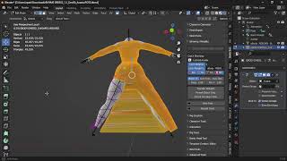 Blender Tutorial for Second Life  Ebody Reborn Body Rigging and Weight painting a dress [upl. by Zora784]