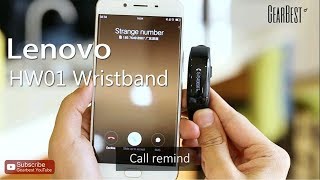 Lenovo HW01 Smart Wristband  Gearbestcom [upl. by Sset]