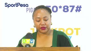 SportPesa Jackpot Winners Press Conference  Tracy Humplick [upl. by Arym]