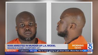 Officials release photo of alleged killer of Los Angeles model [upl. by Gnihc216]