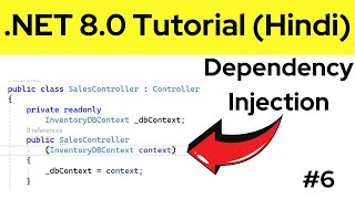 NET 80 Admin Dashboard  Dependency Injection  Part 6 [upl. by Ahseneuq920]