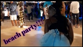 Mombasa nightlife pt1 Papa Remo Beach Club watamuexploregirlstripbeachparty [upl. by Notnerb758]