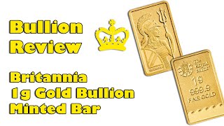 Review Britannia 1g Gold Bullion Minted Bar [upl. by Ma823]