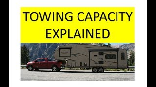 Vehicle Towing Capacity Payload Curb Weight And More Explained [upl. by Leffen]