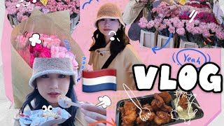 🇳🇱VLOG 1｜Chinese girl explores Holland market [upl. by Leciram871]