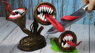 Attack THREE HEADED SIREN to make Hamburger IRL  Stop Motion Cooking ASMR Halloween Funny Horror [upl. by Enaud]