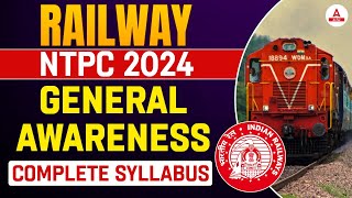 RRB NTPC Syllabus 2024 in Tamil  RRB NTPC General Awareness Syllabus 2024  Adda247 Tamil [upl. by Rosner713]