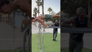 planche and front lever combo calisthenics shorts [upl. by Natalie998]