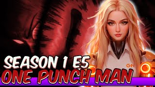 INSANE fighting scene with Genos ONE PUNCH MAN  Episode 5 REACTION  1x5 The Ultimate Master [upl. by Kuhn]