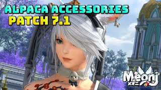 FFXIV Alpaca Earring amp Neck Warmer  71 Glam [upl. by Najar]