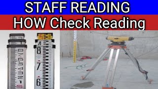 How Read AutoLevel Staff Reading In Meters autolevel staffvalereading [upl. by Candra801]