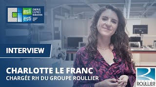 ITW Charlotte Le Franc chargée RH du Groupe Roullier [upl. by Seleta]