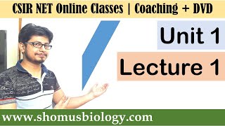 CSIR NET life science lectures  Unit 1 Lecture 1 biochemistry [upl. by Wehner]