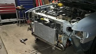 Project Mustang  I finnaly installed an Intercooler [upl. by Acinoed]