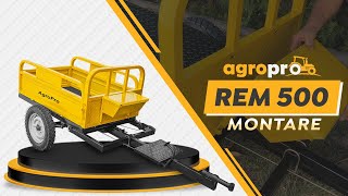 MONTARE Remorca AgroPro REM 500 [upl. by Lunnete]