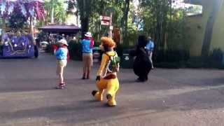 Videos from my trip to Disney World December 2013  Mickeys Jingle Jungle Parade Part 2 [upl. by Nuawaj]