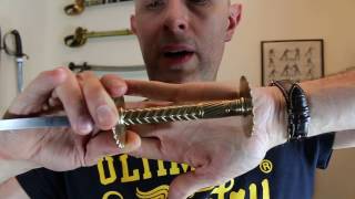 Tods Stuff medieval rondel dagger review [upl. by Yeoj717]