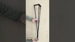 How to Make Hairpin Table Legs shorts [upl. by Asfah]