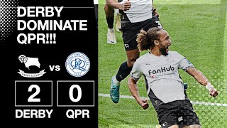 DERBY COUNTY SEND QPR PACKING AFTER INCREDIBLE PERFORMANCE [upl. by Ecilayram]