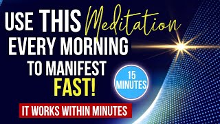 Morning Programming Meditation To Manifest on Autopilot  USE THIS WHILE YOU GET READY [upl. by Rianna182]