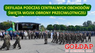 Defilada podczas centralnych obchodów Święta Wojsk Obrony Przeciwlotniczej  Gołdap 2024 [upl. by Fransisco]