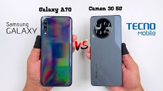 Samsung Galaxy A70 vs Tecno Camon 30 5G Speed Test [upl. by Retxed]