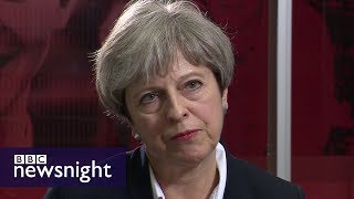 Theresa May defends Grenfell Tower response  BBC Newsnight [upl. by Notserc405]