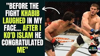 Adriano Martins Remembers The Day He Beat Islam Makhachev [upl. by Hpeseoj]