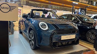 MINI Cooper S Cabrio 2024 in Island Blue Quick Review Indonesia [upl. by Errol]