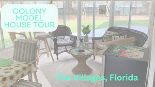 The Village of Piedmont Colony Model House Tour in The Villages Florida [upl. by Mcnelly704]