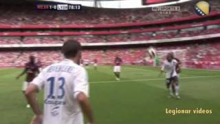 Miralem Pjanic Vs Milan Extended Highlights Emirates Cup  AC MILAN 11 LYON 282010 [upl. by Meredithe]