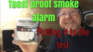 Fire Angel Toast Proof Smoke Detector Fire Alarm test and review [upl. by Oicnerolf]